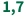 1,7